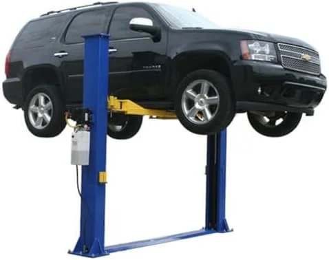 u1-17-1.webp ATLAS Automotive Equipment 9KBPX 2-Post Lift/Hoist, Baseplate Style, 9’6″ Minimum Ceiling Height, 9,000lb Capacity, Symmetric Arms, Dual Hydraulic Chain Drives Cylinders, for Low Ceiling Home Use - Image 1