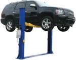 ATLAS Automotive Equipment 9KBPX 2-Post Lift/Hoist, Baseplate Style, 9’6″ Minimum Ceiling Height, 9,000lb Capacity, Symmetric Arms, Dual Hydraulic Chain Drives Cylinders, for Low Ceiling Home Use - Image 4