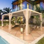 EROMMY 12’x24′ Outdoor Louvered Pergola Gazebos - Image 3