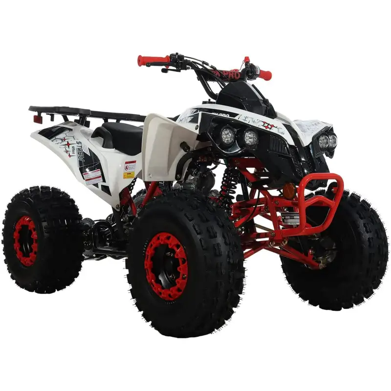 X-Pro 125cc ATV with Reverse Electriic Start Luggage Rack LED Headlight